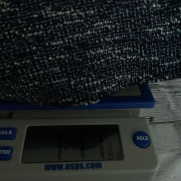 THEORY Jacket Womens Medium Moto Jacket Blue Tweed Raw Hem Neutral Minimalist - Picture 14 of 16